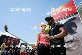 Fans in the Fan Zone. 14.05.2017. Formula 1 World Championship, Rd 5, Spanish Grand Prix, Barcelona, Spain, Race Day.