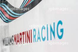 Williams logo. 11.05.2017. Formula 1 World Championship, Rd 5, Spanish Grand Prix, Barcelona, Spain, Preparation Day.