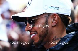 Lewis Hamilton (GBR) Mercedes AMG F1 with fans. 11.05.2017. Formula 1 World Championship, Rd 5, Spanish Grand Prix, Barcelona, Spain, Preparation Day.