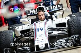 Williams practices a pit stop. 11.05.2017. Formula 1 World Championship, Rd 5, Spanish Grand Prix, Barcelona, Spain, Preparation Day.