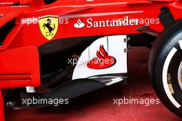 Ferrari SF70H sidepod detail. 11.05.2017. Formula 1 World Championship, Rd 5, Spanish Grand Prix, Barcelona, Spain, Preparation Day.