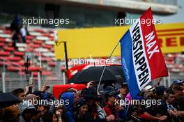 Max Verstappen (NLD) Red Bull Racing fans. 11.05.2017. Formula 1 World Championship, Rd 5, Spanish Grand Prix, Barcelona, Spain, Preparation Day.