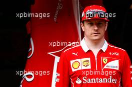 Kimi Raikkonen (FIN) Ferrari. 11.05.2017. Formula 1 World Championship, Rd 5, Spanish Grand Prix, Barcelona, Spain, Preparation Day.