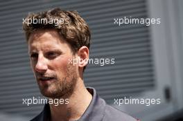 Romain Grosjean (FRA) Haas F1 Team. 11.05.2017. Formula 1 World Championship, Rd 5, Spanish Grand Prix, Barcelona, Spain, Preparation Day.