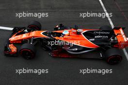 Fernando Alonso (ESP) McLaren MCL32. 14.07.2017. Formula 1 World Championship, Rd 10, British Grand Prix, Silverstone, England, Practice Day.