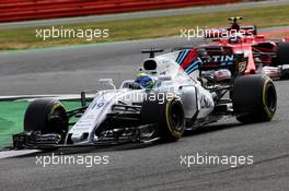 Felipe Massa (BRA) Williams FW40. 14.07.2017. Formula 1 World Championship, Rd 10, British Grand Prix, Silverstone, England, Practice Day.