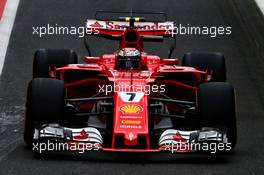 Kimi Raikkonen (FIN) Ferrari SF70H. 14.07.2017. Formula 1 World Championship, Rd 10, British Grand Prix, Silverstone, England, Practice Day.