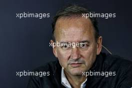 Jonathan Neale (GBR) McLaren Chief Operating Officer in the FIA Press Conference. 14.07.2017. Formula 1 World Championship, Rd 10, British Grand Prix, Silverstone, England, Practice Day.