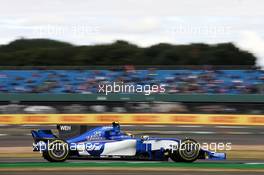 Pascal Wehrlein (GER) Sauber C36. 14.07.2017. Formula 1 World Championship, Rd 10, British Grand Prix, Silverstone, England, Practice Day.