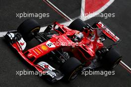Sebastian Vettel (GER) Ferrari SF70H. 14.07.2017. Formula 1 World Championship, Rd 10, British Grand Prix, Silverstone, England, Practice Day.