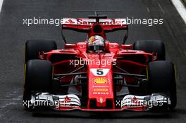 Sebastian Vettel (GER) Ferrari SF70H. 14.07.2017. Formula 1 World Championship, Rd 10, British Grand Prix, Silverstone, England, Practice Day.