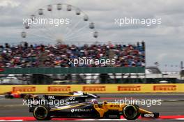 Jolyon Palmer (GBR) Renault Sport F1 Team RS17. 14.07.2017. Formula 1 World Championship, Rd 10, British Grand Prix, Silverstone, England, Practice Day.