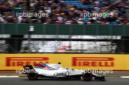 Felipe Massa (BRA) Williams FW40. 14.07.2017. Formula 1 World Championship, Rd 10, British Grand Prix, Silverstone, England, Practice Day.