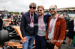 The Kaiser Chiefs on the grid. 16.07.2017. Formula 1 World Championship, Rd 10, British Grand Prix, Silverstone, England, Race Day.