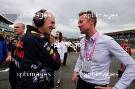 Adrian Newey (GBR) Red Bull Racing Chief Technical Officer on the grid. 16.07.2017. Formula 1 World Championship, Rd 10, British Grand Prix, Silverstone, England, Race Day.
