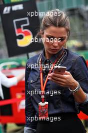 Federica Masolin (ITA) Sky F1 Italia Presenter on the grid. 16.07.2017. Formula 1 World Championship, Rd 10, British Grand Prix, Silverstone, England, Race Day.