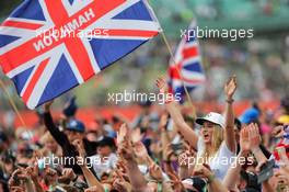 Fans invade the circuit at the podium. 16.07.2017. Formula 1 World Championship, Rd 10, British Grand Prix, Silverstone, England, Race Day.