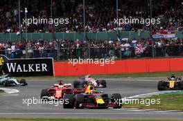 Max Verstappen (NLD) Red Bull Racing RB13. 16.07.2017. Formula 1 World Championship, Rd 10, British Grand Prix, Silverstone, England, Race Day.