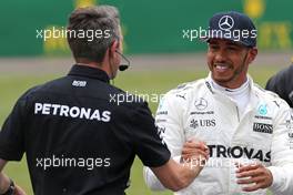 Lewis Hamilton (GBR) Mercedes AMG F1   15.07.2017. Formula 1 World Championship, Rd 10, British Grand Prix, Silverstone, England, Qualifying Day.