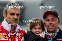 Maurizio Arrivabene (ITA) Ferrari Team Principal with fans. 15.07.2017. Formula 1 World Championship, Rd 10, British Grand Prix, Silverstone, England, Qualifying Day.