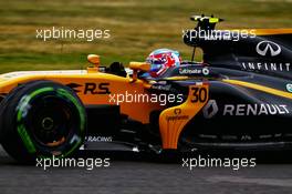 Jolyon Palmer (GBR) Renault Sport F1 Team RS17. 15.07.2017. Formula 1 World Championship, Rd 10, British Grand Prix, Silverstone, England, Qualifying Day.