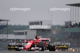 Kimi Raikkonen (FIN) Scuderia Ferrari  15.07.2017. Formula 1 World Championship, Rd 10, British Grand Prix, Silverstone, England, Qualifying Day.