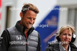 Jenson Button (GBR) McLaren. 15.07.2017. Formula 1 World Championship, Rd 10, British Grand Prix, Silverstone, England, Qualifying Day.