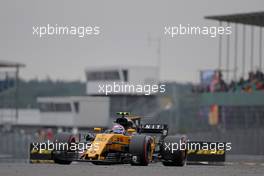 Jolyon Palmer (GBR) Renault Sport F1 Team   15.07.2017. Formula 1 World Championship, Rd 10, British Grand Prix, Silverstone, England, Qualifying Day.