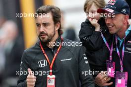 Fernando Alonso (ESP) McLaren. 15.07.2017. Formula 1 World Championship, Rd 10, British Grand Prix, Silverstone, England, Qualifying Day.