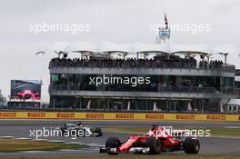 Sebastian Vettel (GER) Ferrari SF70H. 15.07.2017. Formula 1 World Championship, Rd 10, British Grand Prix, Silverstone, England, Qualifying Day.