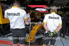Renault F1 Team  15.07.2017. Formula 1 World Championship, Rd 10, British Grand Prix, Silverstone, England, Qualifying Day.