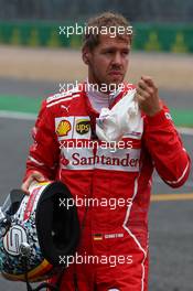 Sebastian Vettel (GER) Ferrari SF70H. 15.07.2017. Formula 1 World Championship, Rd 10, British Grand Prix, Silverstone, England, Qualifying Day.