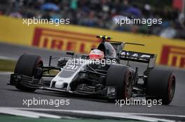 Kevin Magnussen (DEN) Haas VF-17. 15.07.2017. Formula 1 World Championship, Rd 10, British Grand Prix, Silverstone, England, Qualifying Day.