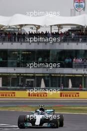 Valtteri Bottas (FIN) Mercedes AMG F1 W08. 15.07.2017. Formula 1 World Championship, Rd 10, British Grand Prix, Silverstone, England, Qualifying Day.