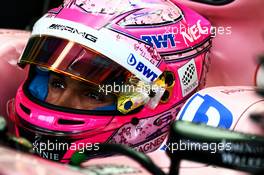 Esteban Ocon (FRA) Sahara Force India F1 VJM10. 15.07.2017. Formula 1 World Championship, Rd 10, British Grand Prix, Silverstone, England, Qualifying Day.