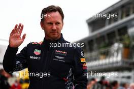 Christian Horner (GBR) Red Bull Racing Team Principal. 15.07.2017. Formula 1 World Championship, Rd 10, British Grand Prix, Silverstone, England, Qualifying Day.