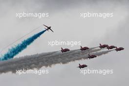 The Red Arrows. 16.07.2017. Formula 1 World Championship, Rd 10, British Grand Prix, Silverstone, England, Race Day.