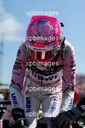 Esteban Ocon (FRA) Sahara Force India F1 VJM10 on the grid. 30.07.2017. Formula 1 World Championship, Rd 11, Hungarian Grand Prix, Budapest, Hungary, Race Day.