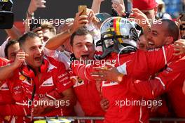 1st place Sebastian Vettel (GER) Ferrari SF70H. 30.07.2017. Formula 1 World Championship, Rd 11, Hungarian Grand Prix, Budapest, Hungary, Race Day.