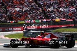 Kimi Raikkonen (FIN) Ferrari SF70H. 30.07.2017. Formula 1 World Championship, Rd 11, Hungarian Grand Prix, Budapest, Hungary, Race Day.