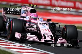 Esteban Ocon (FRA) Force India F1  29.07.2017. Formula 1 World Championship, Rd 11, Hungarian Grand Prix, Budapest, Hungary, Qualifying Day.