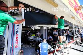 Felipe Massa (BRA) Williams is replaced by Paul di Resta (GBR) Williams Reserve Driver. 29.07.2017. Formula 1 World Championship, Rd 11, Hungarian Grand Prix, Budapest, Hungary, Qualifying Day.