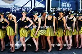 Grid girls. 30.07.2017. Formula 1 World Championship, Rd 11, Hungarian Grand Prix, Budapest, Hungary, Race Day.