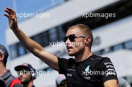Valtteri Bottas (FIN) Mercedes AMG F1 on the drivers parade. 30.07.2017. Formula 1 World Championship, Rd 11, Hungarian Grand Prix, Budapest, Hungary, Race Day.