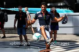 Carlos Sainz Jr (ESP) Scuderia Toro Rosso. 30.07.2017. Formula 1 World Championship, Rd 11, Hungarian Grand Prix, Budapest, Hungary, Race Day.