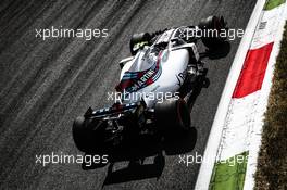 Lance Stroll (CDN) Williams FW40. 01.09.2017. Formula 1 World Championship, Rd 13, Italian Grand Prix, Monza, Italy, Practice Day.