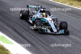 Lewis Hamilton (GBR) Mercedes AMG F1 W08. 01.09.2017. Formula 1 World Championship, Rd 13, Italian Grand Prix, Monza, Italy, Practice Day.
