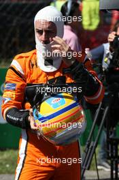 Fernando Alonso (ESP) McLaren. 03.09.2017. Formula 1 World Championship, Rd 13, Italian Grand Prix, Monza, Italy, Race Day.