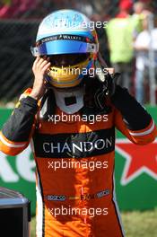 Fernando Alonso (ESP) McLaren MCL32. 03.09.2017. Formula 1 World Championship, Rd 13, Italian Grand Prix, Monza, Italy, Race Day.