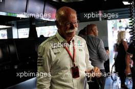 Dr. Dieter Zetsche (GER) Daimler AG CEO. 03.09.2017. Formula 1 World Championship, Rd 13, Italian Grand Prix, Monza, Italy, Race Day.